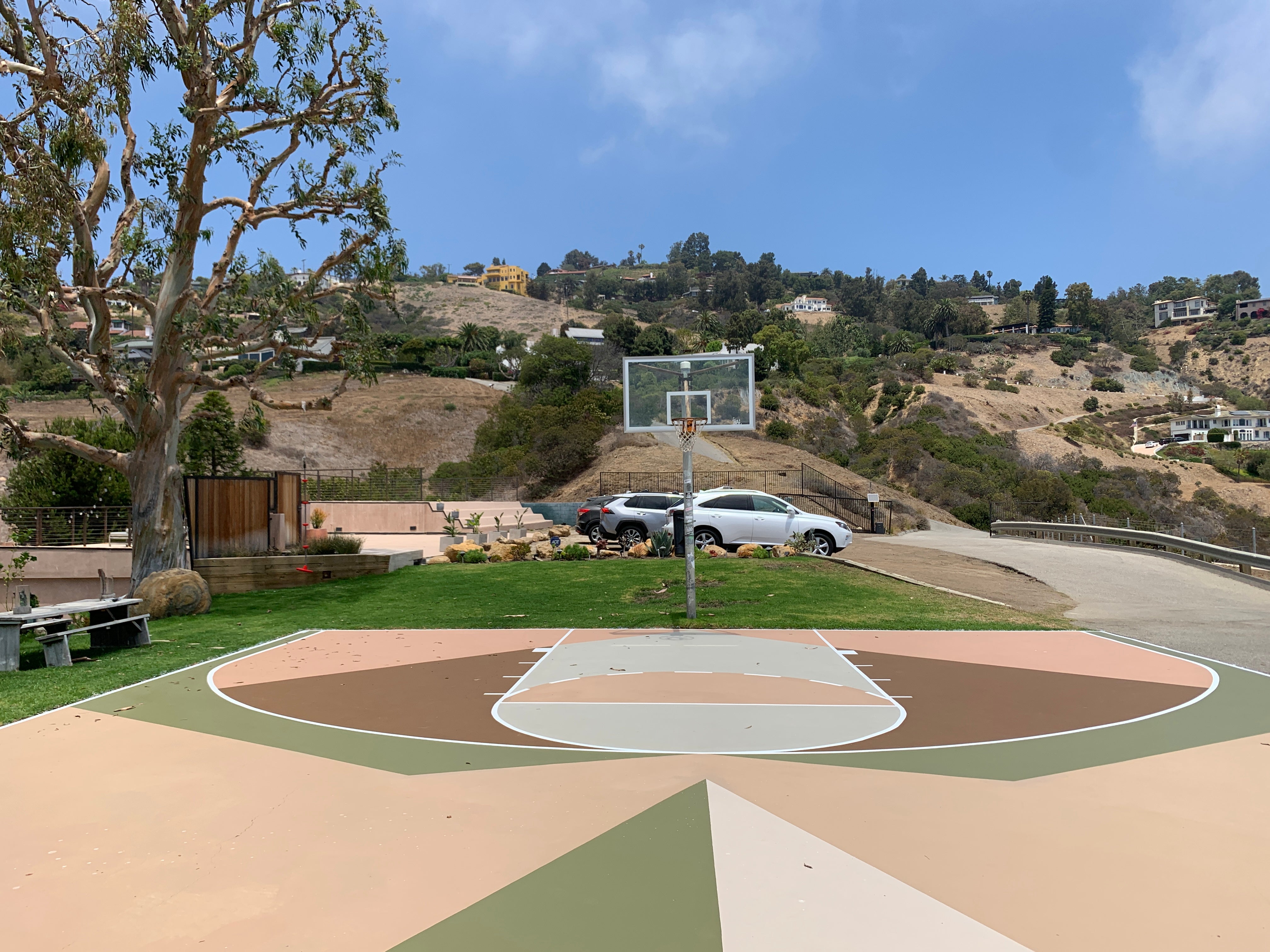 Private Residence Basketball Court